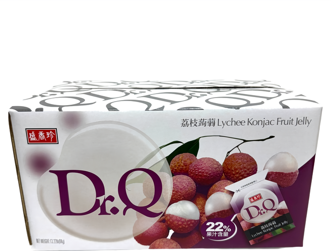 盛香珍 Dr.Q荔枝蒟蒻果凍, 6kg, 1盒