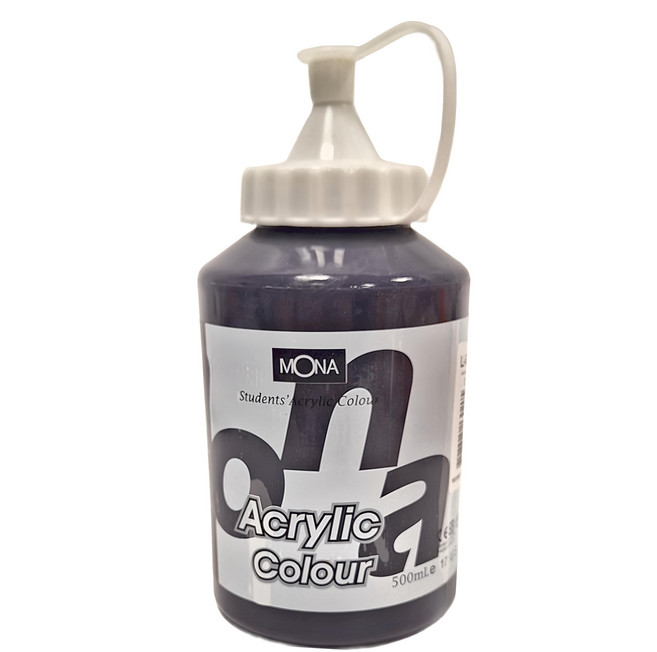 MONA 蒙納 萬事捷壓克力顏料 500ml 色彩飽和 延展性佳, 1色