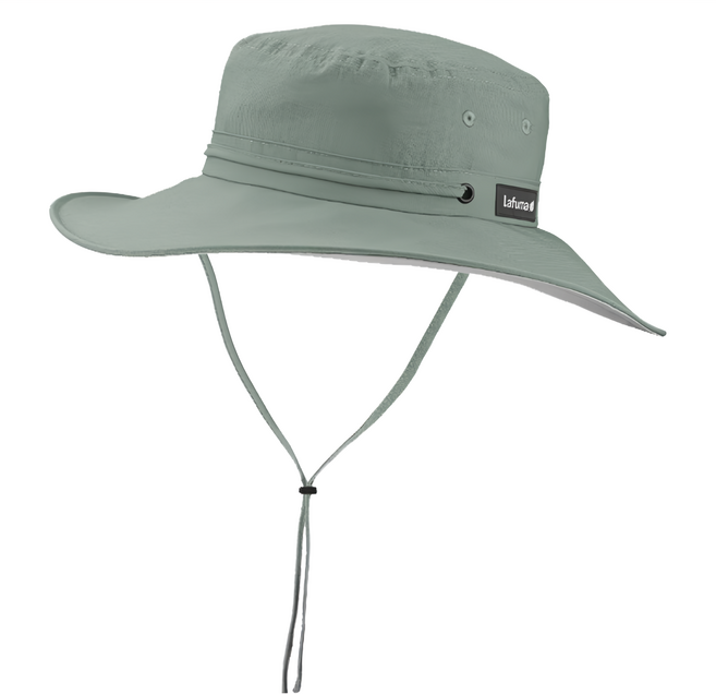 Lafuma LAF HAT 女戶外帽 100% 聚醯胺纖維 防風帶, 板岩灰綠