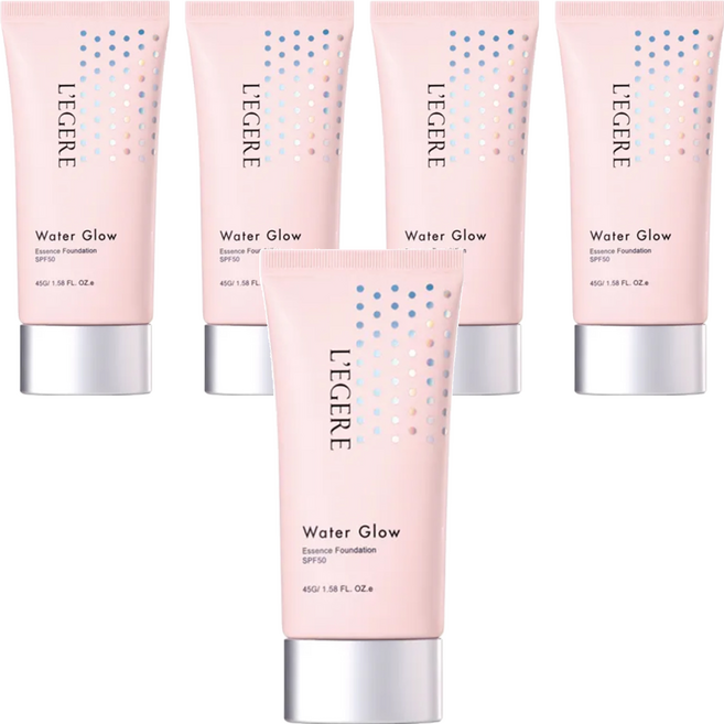 L'EGERE 玩鎂光 輕裸保濕粉凝霜SPF50 45g, 不適用, 5條