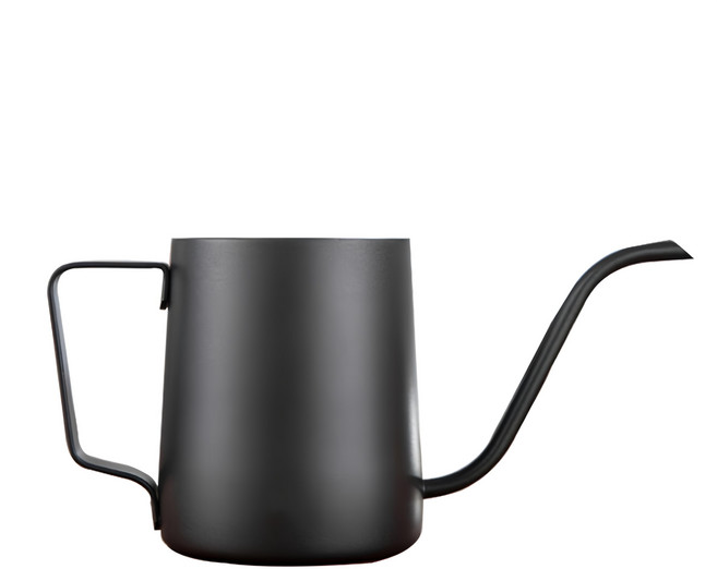 Canko康扣 職人304不鏽鋼迷你細口手沖壺 350ml 0.4cm極細注水口 精準把控水流量 可明火加熱, 壺身, 1個