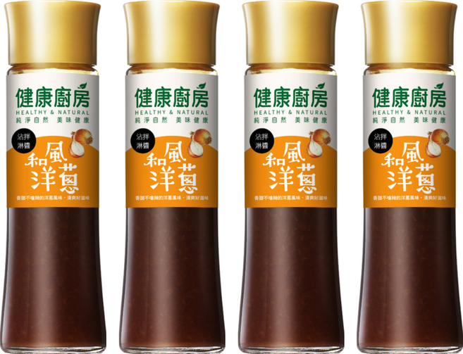 健康廚房 和風洋蔥拌醬, 200ml, 4瓶