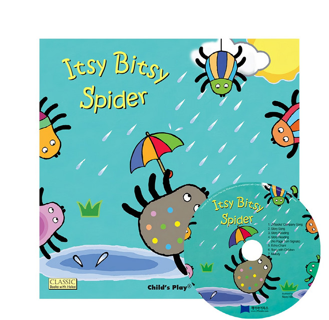 Nobuyoung Mother Goose Seifen Itsy Bitsy Spider 平裝書+CD, 平裝書