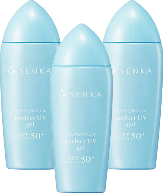 SENKA 專科 台灣公司貨 全效水感防曬水凝乳, 80ml, 3瓶