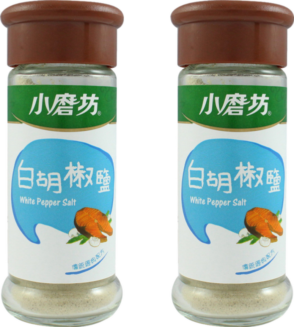 小磨坊 白胡椒鹽, 34g, 2瓶