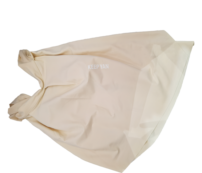 KEEP YAN 綁帶式遮腰臀藏腿肉一片裙 - 椰奶白 L