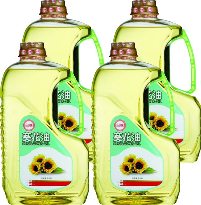 台糖 100％葵花油, 2L, 4瓶