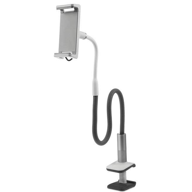 Home Planet 智慧型手機/平板電腦 蛇管支架, 1個, 銀色
