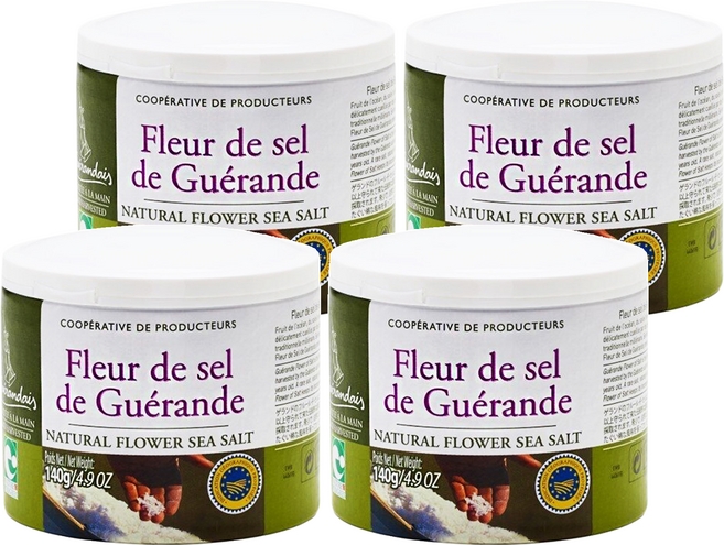 Le Paludier de Guerande 葛宏德 法國頂級海鹽, 140g, 4罐