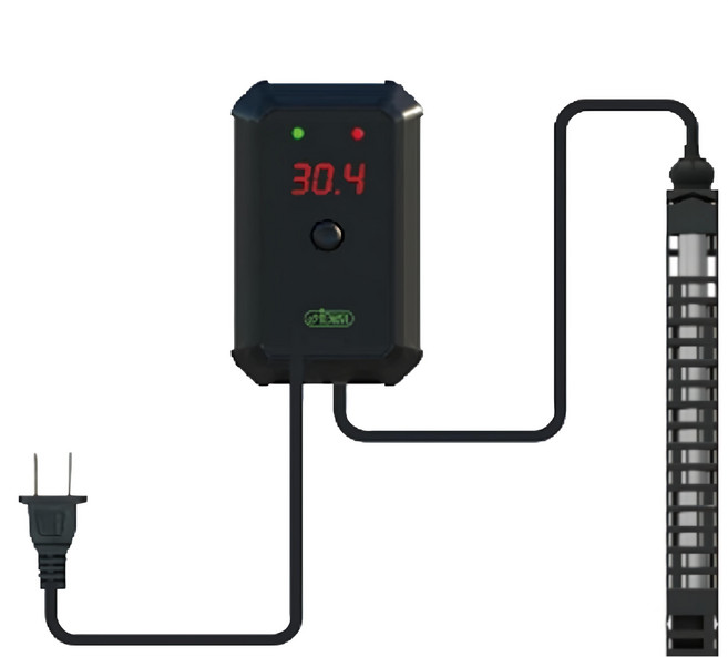 ISTA 伊士達 3位數電子單顯定溫控溫器 35W 適用於20L-30L魚缸, 1個
