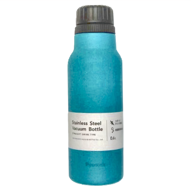 Peacock 日本孔雀 316不鏽鋼保溫杯 抗菌加工, 湖水藍, 600ml, 1個