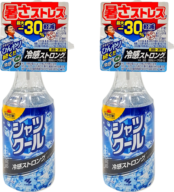 KOBAYASHI 小林製藥 衣物涼感消臭噴霧 強效薄荷, 280ml, 2瓶