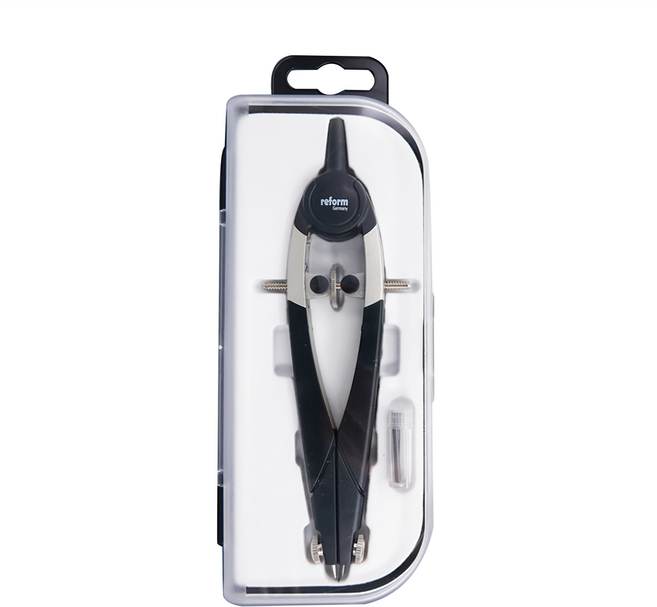 reform 德製 圓頭塑鋼微調圓規組 MA24500 19.5 x 17.3cm, 1組