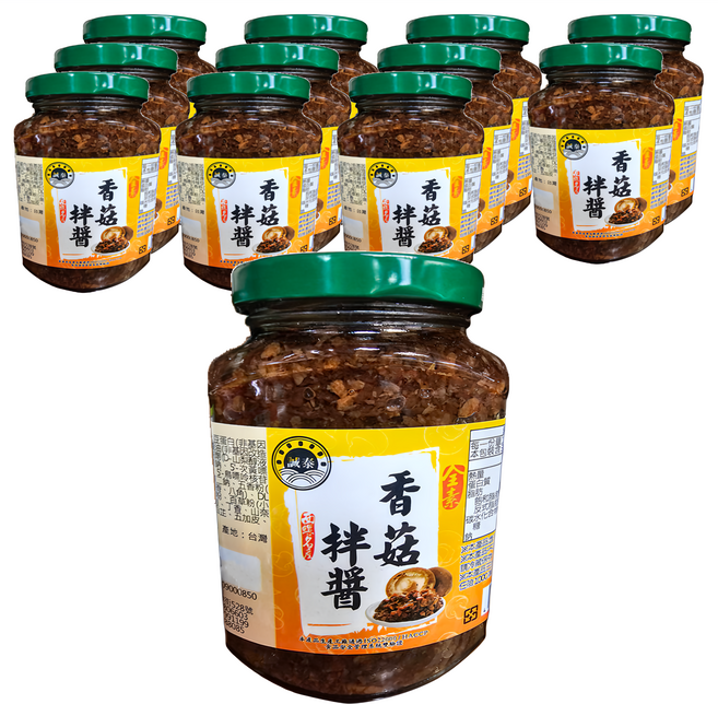 誠泰 香菇醬, 350g, 12罐