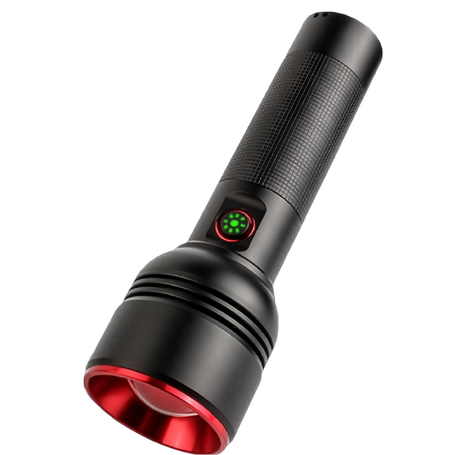 TX Tanox 特林 伸縮變焦遠射光束砲手電筒 T-NEW-LASER 170 x 52mm 157g, 1支