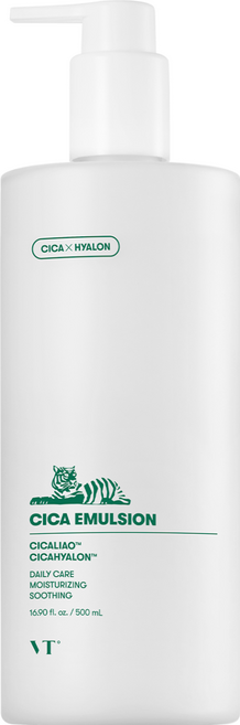 VT COSMETICS 積雪草乳液 深層滋潤 清爽舒緩 超大容量, 500ml, 1瓶