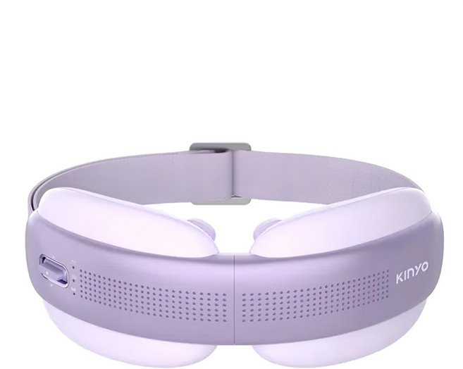 Kinyo 透視熱敷按摩眼罩 IAM-2604, 雲霧紫
