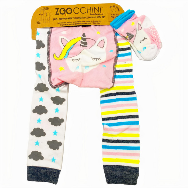 ZOOCCHiNi 可愛動物造型包屁褲襪子組 膝蓋防滑設計