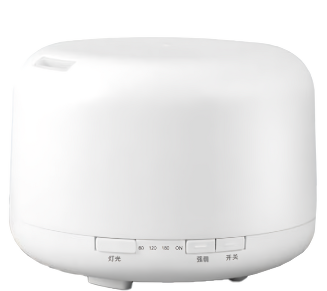 職日生 無印風香氛機 16.8 x 16.8 x 12.1cm 570g, 單一商品, 七彩款 白色, 七彩款, 500ml, 1個