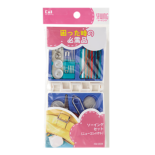 KAI 貝印 便攜縫紉針線組, 多色, 1組