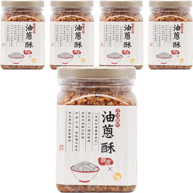 SUNFOOD 太禓食品 古法製作油蔥酥, 300g, 5罐