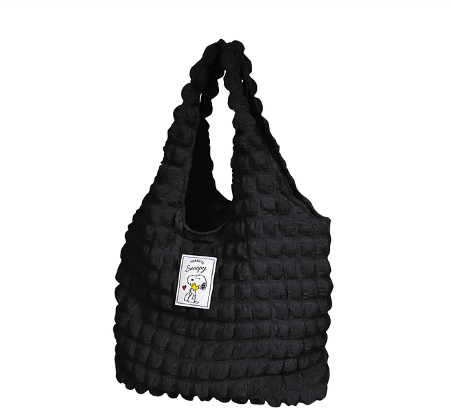 Kiiwi O SN泡泡肩背包, 黑色