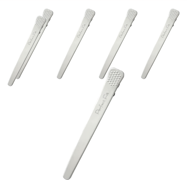 FAWEIO 髮葳鵝 止滑夾 SD-168-2, 6個, 白色