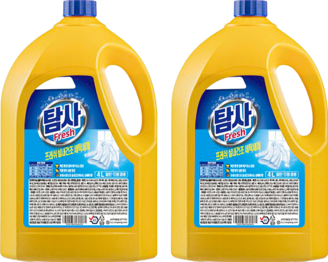 Tamsaa 室內晾衣洗衣精, 4L, 2桶