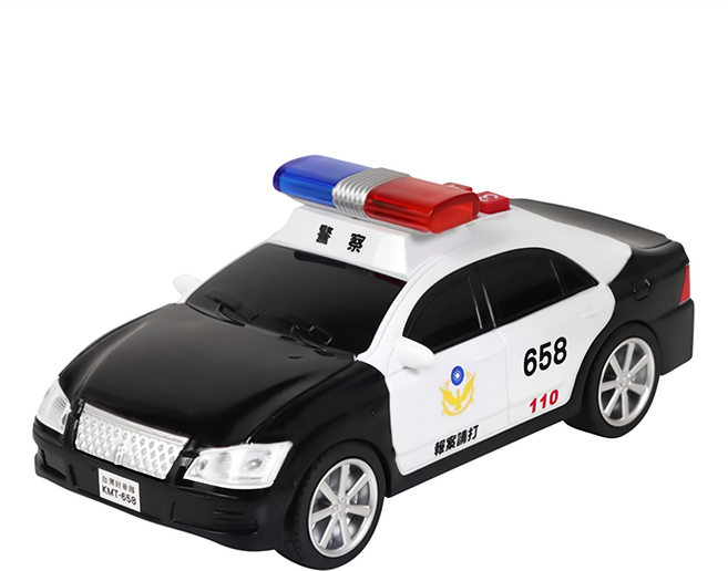 孩子王 台灣好車隊 迷你仿真警車模型玩具 男女童通用, 1個