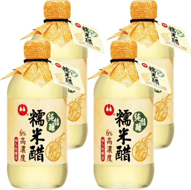 萬家香 純佳釀糯米醋, 450ml, 4瓶