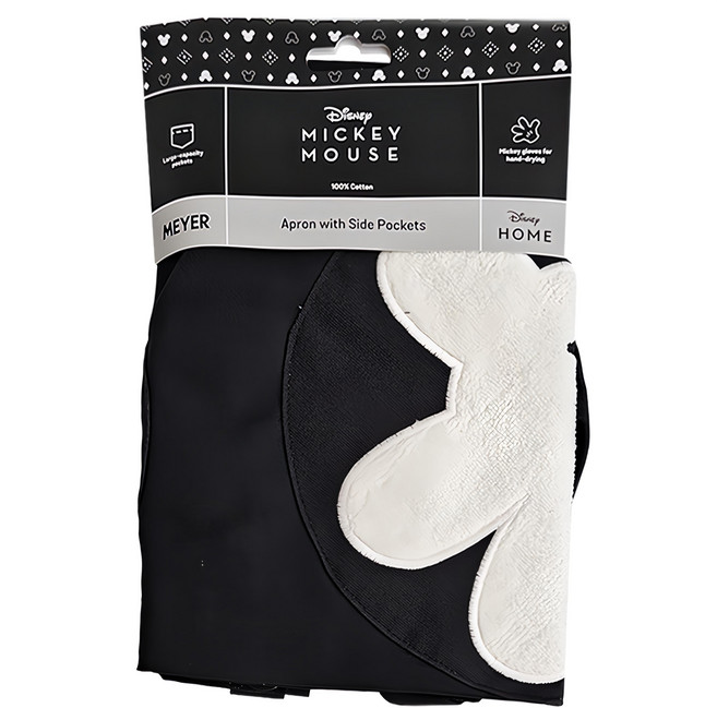 MEYER 美亞 迪士尼經典黑白系列 圍裙 83 x 69cm, 黑白色, 1件