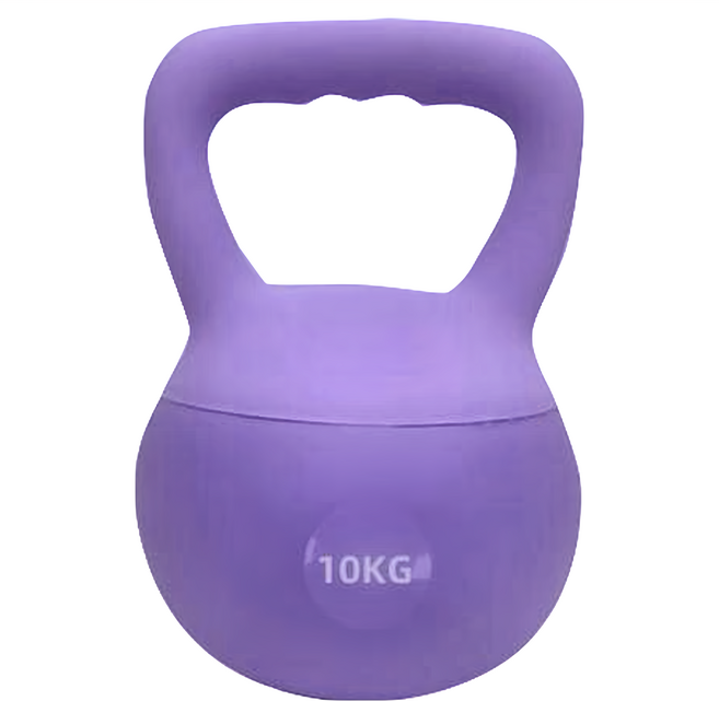 彩色軟壺鈴 32 x 29 x 21cm, 紫色, 10kg, 1個