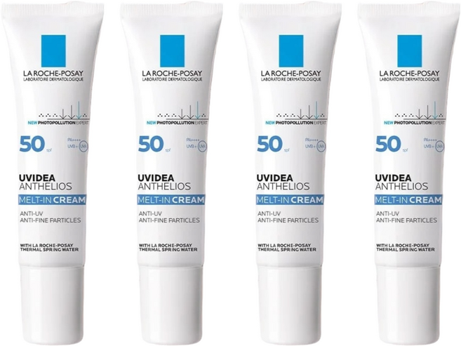 LA ROCHE POSAY 理膚寶水 台灣公司貨 全護清爽防曬液UVA PRO SPF50 PA++++ 透明色, 30ml, 4條