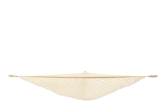 3 sprouts 可愛玩具吊床 收納毛絨玩具 承重量2.27KG, 1個, 米色