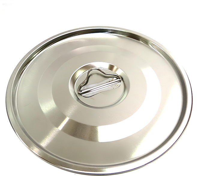 不鏽鋼10人份平蓋/430, 1入, 22cm