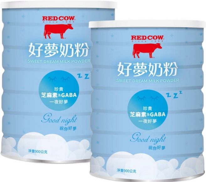 RED COW 紅牛 好夢奶粉, 900g, 2罐