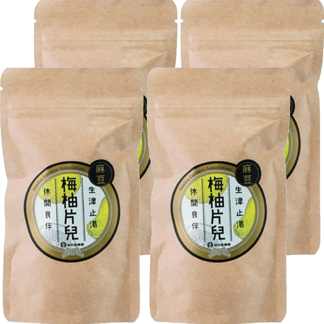 麻豆區農會 梅柚片兒, 50g, 4包