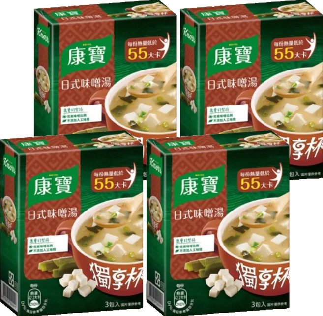 Knorr 康寶 獨享杯 日式味噌, 35.4g, 4盒