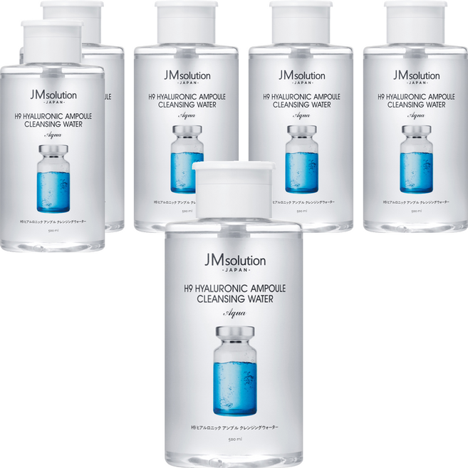 JMsolution 肌司研 H9玻尿酸溫和卸妝水, 500ml, 6瓶