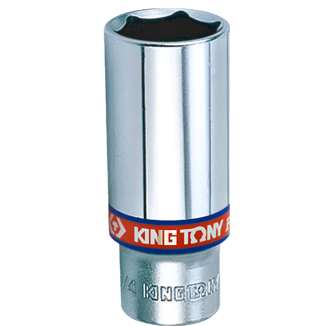 KING TONY 金統立 工具 角長白套筒 18*7/16S, 1個