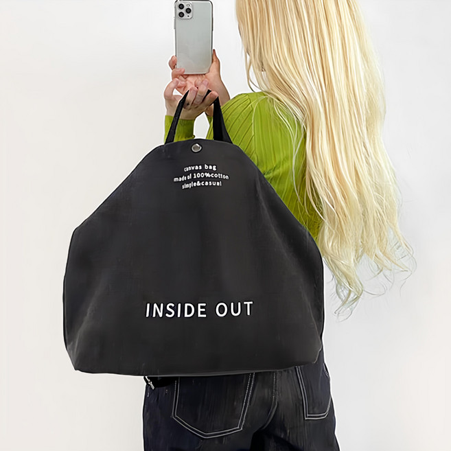 FROM HEAVEN INSIDE OUT 復古環保帆布斜背包 H834