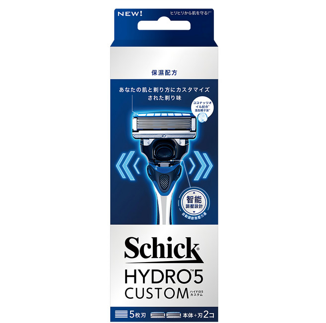 Schick 舒適牌 水次元5辨型刮鬍刀+刀片*2, 1組, 1組