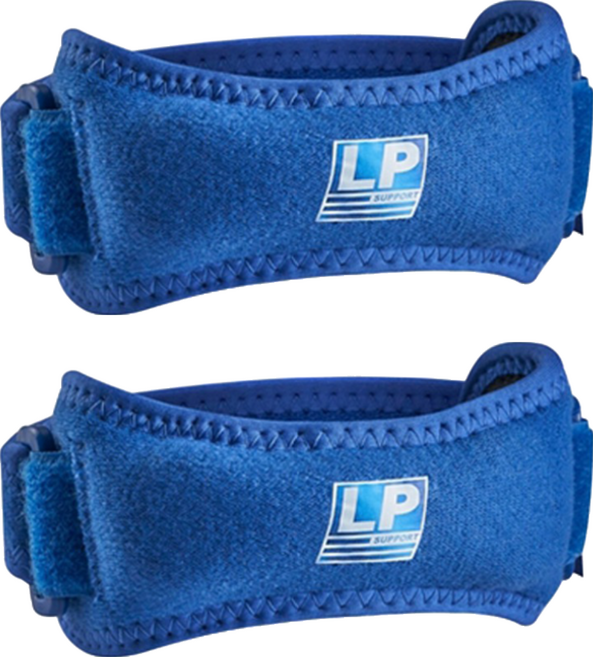 LP SUPPORT 特殊托型加壓式髕骨帶 781CN_BL 藍色 運動防護 髕骨支撐, 2個