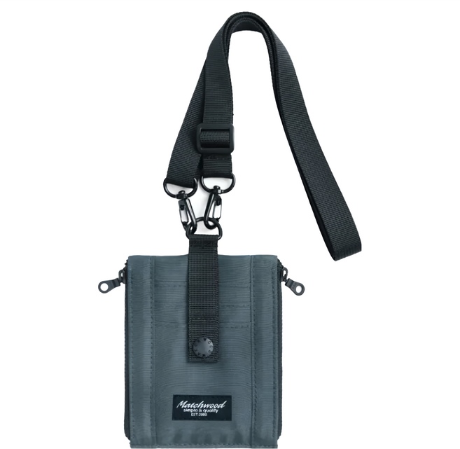 Matchwood Defty 多用途錢包 灰色 420D 尼龍 PU 背膠