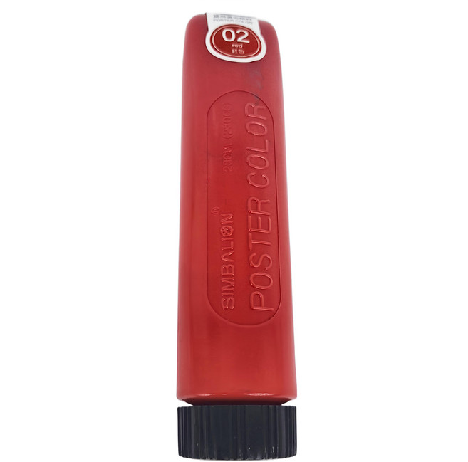 SIMBALION 雄獅 廣告顏料 #02紅色, 230cc, 1色