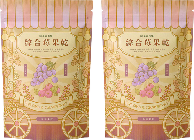 Green Market 菓青市集 綜合莓果乾, 320g, 2包