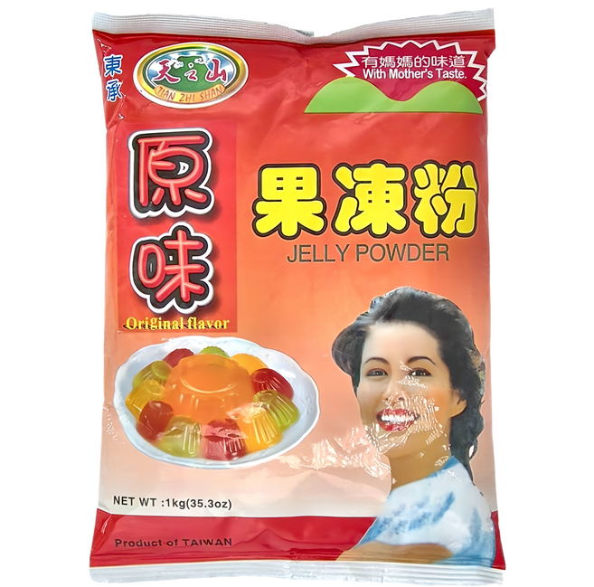 東承 天之山 原味果凍粉 1kg 台灣製造, 1包