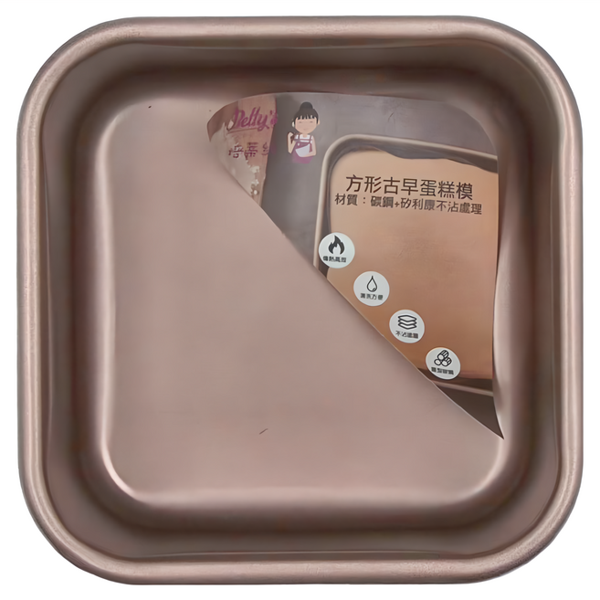 Betty's 焙蒂絲 5吋方型古早蛋糕模型 BP2813, 1個