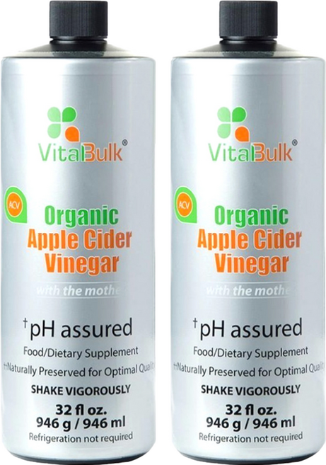 VitalBulk 有機蘋果醋, 946ml, 2瓶