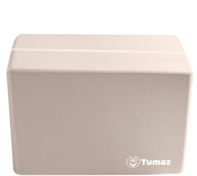 Tumaz 月熊 加寬加重EVA瑜珈磚 50D高密度, 奶茶, 1個